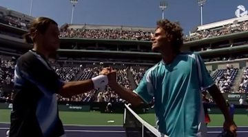 Guga vence Roger Federer na segunda rodada do Masters 1000 de Indian Wells