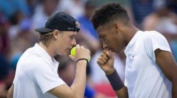 Auger Aliassime e Shapovalov jogaram duplas juntos em Wimbledon