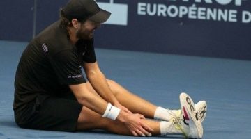 Lucas Pouille sofreu grave lesão durante a final do Challenger de Lille