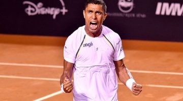 Thiago Moneiro estreou com vitória no Rio Open 2025