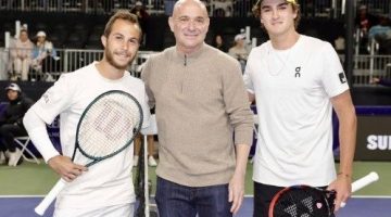 Andre Agassi acompanhou vitória de João Fonseca